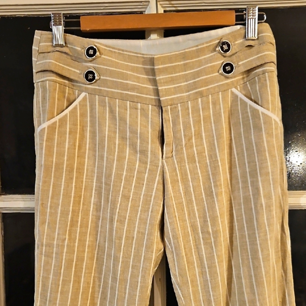Alice And Olivia Linen/ Cotton Pants